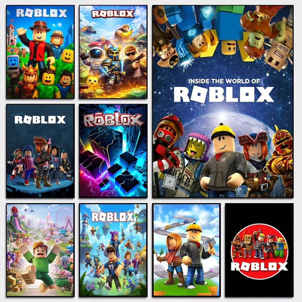 Gaming Accessories Roblox - Popular Gaming R-RobloxS Anime Posters Sticky