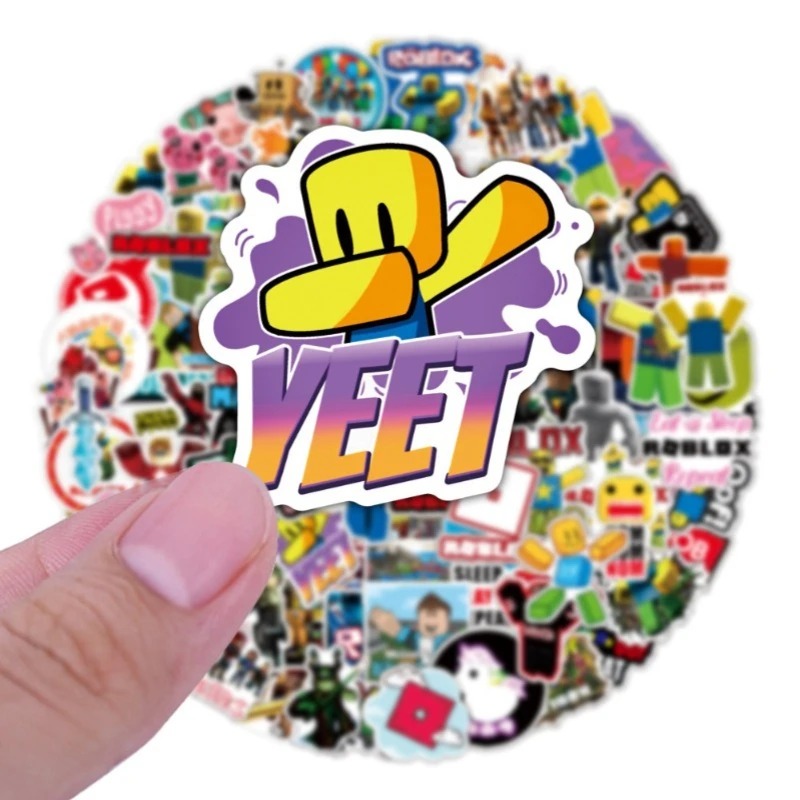 Gaming Accessories Roblox - Roblox Cute Cartoon Stickers Pack 50/100pcs
