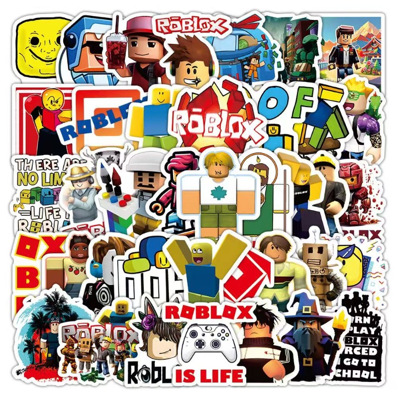 Gaming Accessories Roblox - 60 Pcs/set Roblox Game Peripheral Stickers