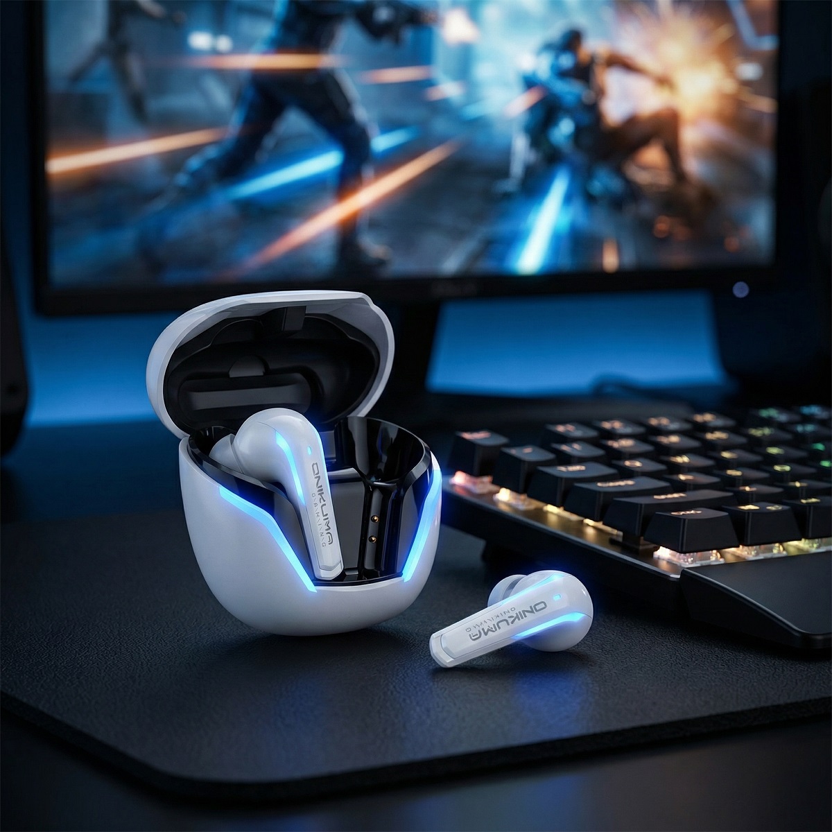 Gaming Accessories Monitor - ONIKUMA T27 Wireless Gaming Earbuds |
