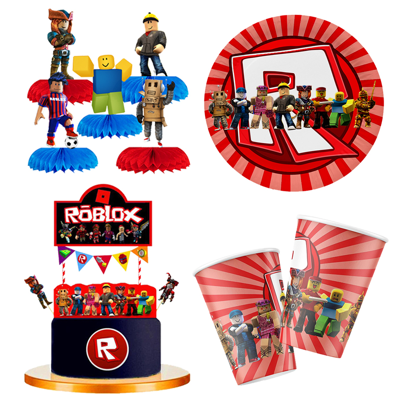 Robot Theme Birthday Party Pap - Gaming Accessories Roblox 评论和价格