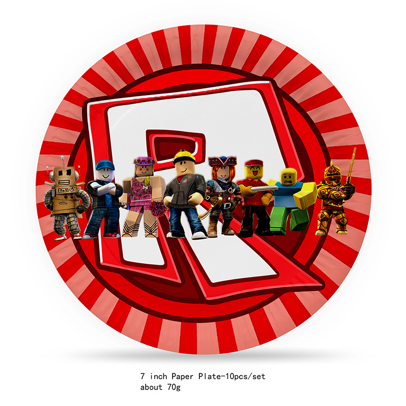Robot Theme Birthday Party Pap - Gaming Accessories Roblox 评论和价格