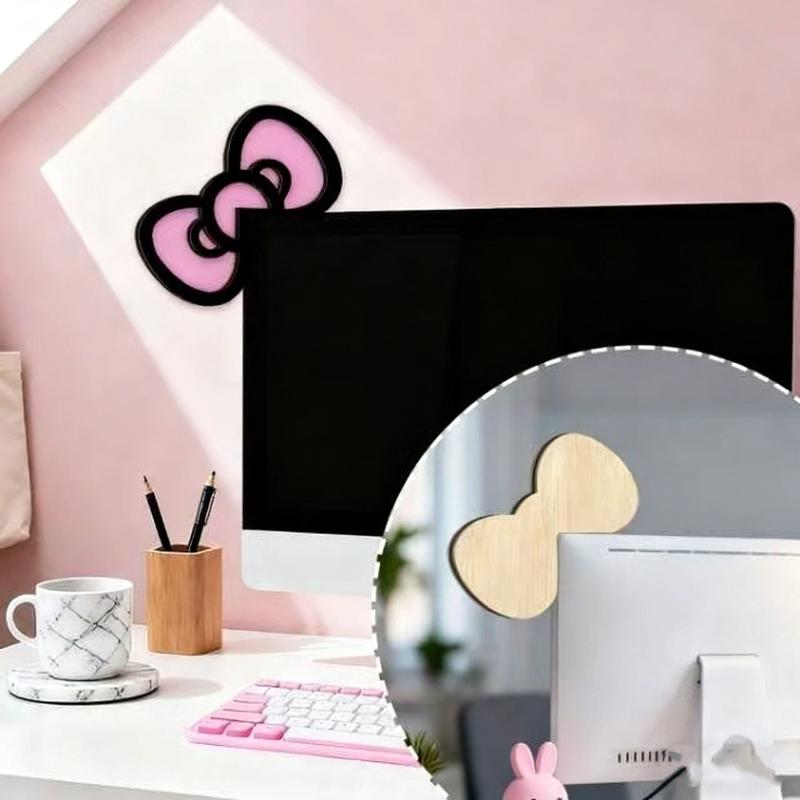 New 1/2Pcs Wooden Bowknot PC A - Gaming Home Accessories 评论和价格