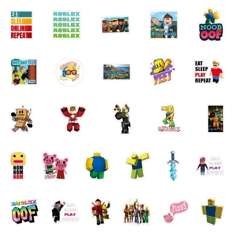 Roblox Cute Cartoon Stickers P - Gaming Accessories Roblox 评论和价格