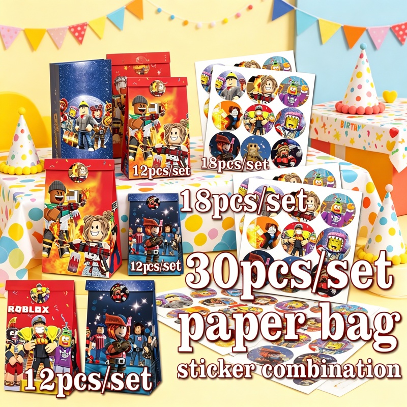 Robloxed Paper Bag Sticker Com - Gaming Accessories Roblox 评论和价格