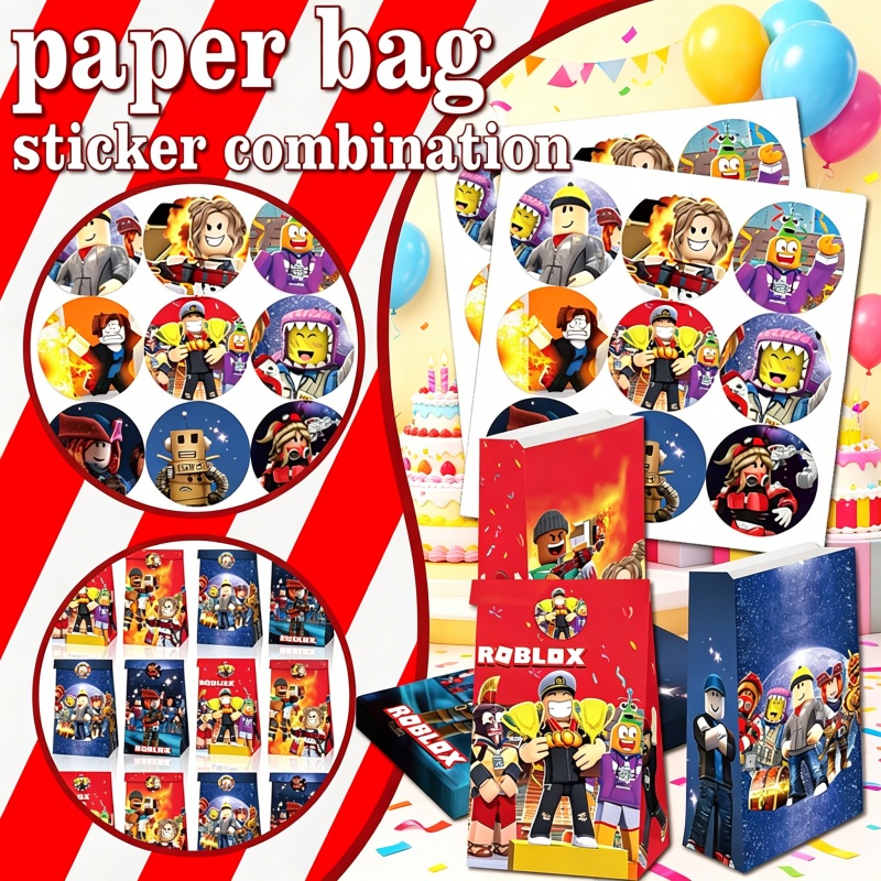 Robloxed Paper Bag Sticker Com - Gaming Accessories Roblox 评论和价格