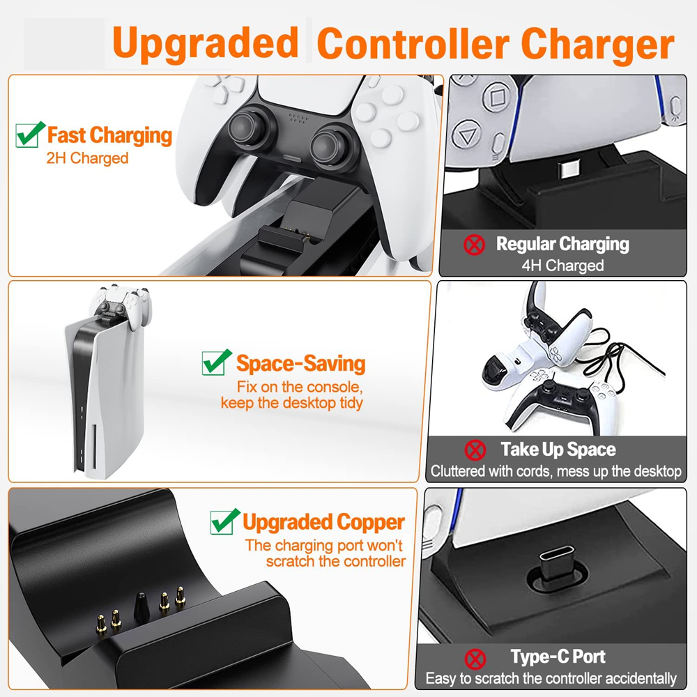 for PS5 Controller Charger Gam - Gaming Accessories Playstation 评论和价格