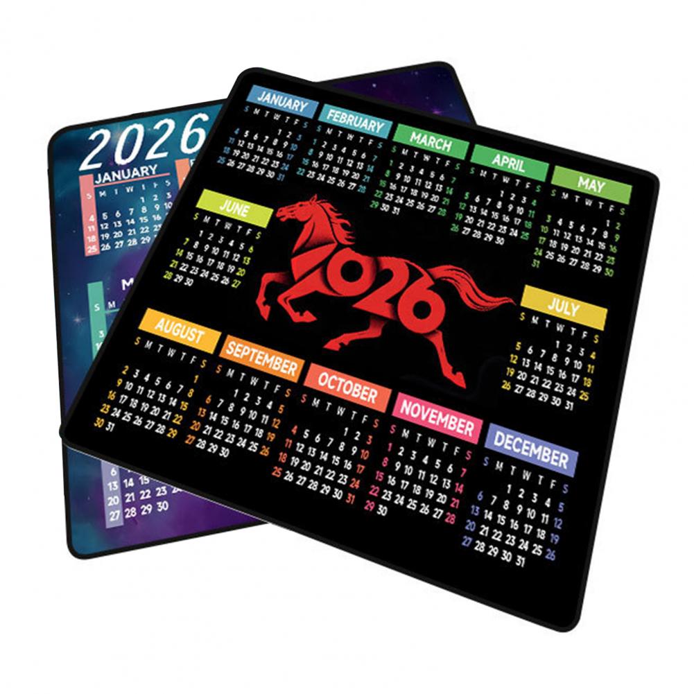 2026 Calendar Mouse Pad Waterp - Gaming Home Accessories 评论和价格
