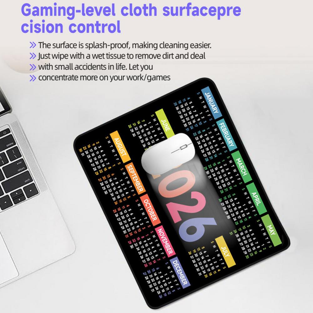 2026 Calendar Mouse Pad Waterp - Gaming Home Accessories 评论和价格