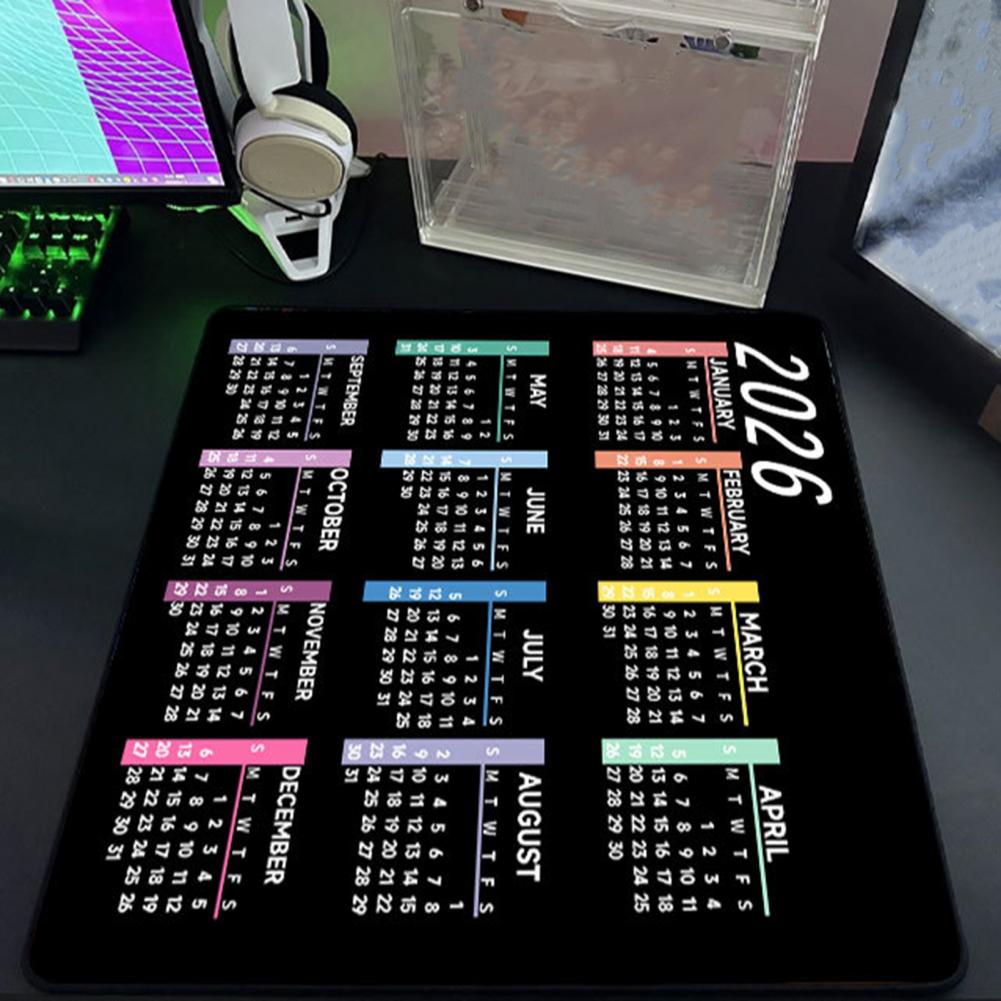 2026 Calendar Mouse Pad Waterp - Gaming Home Accessories 评论和价格