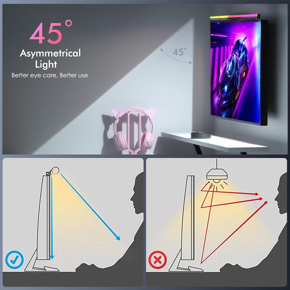 Wifi Lightbar Monitor Light Ba - Gaming Accessories Monitor 评论和价格